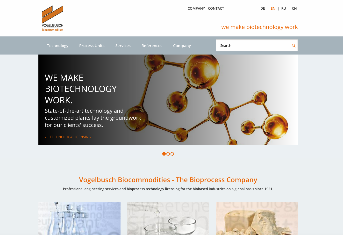 Vogelbusch Website